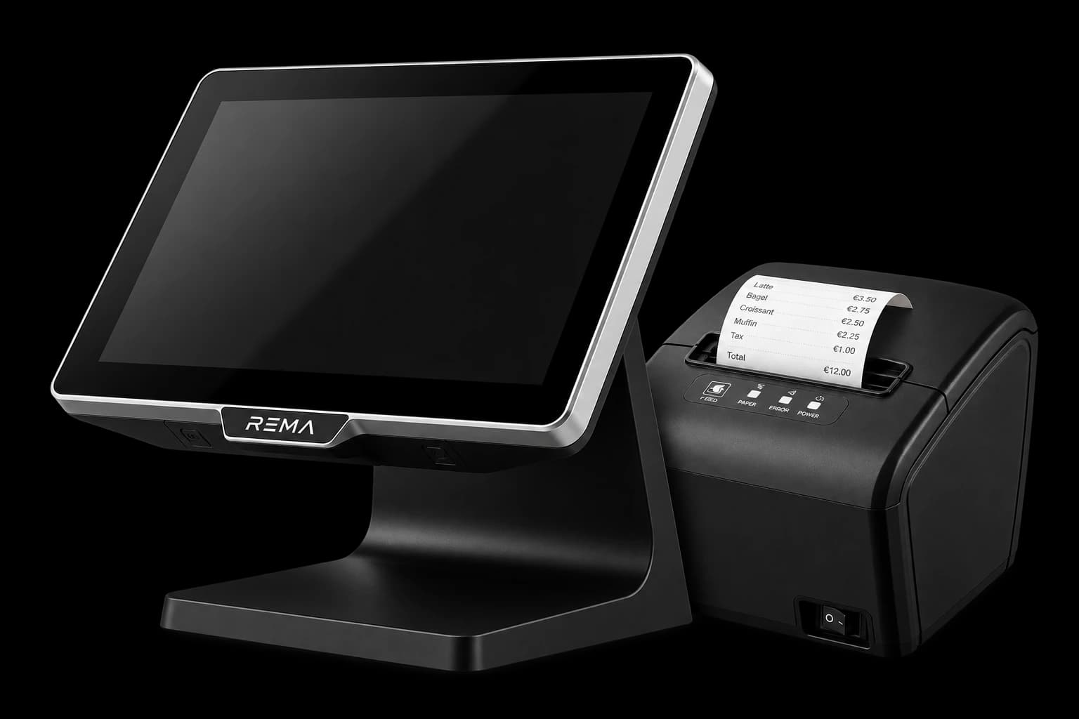 Kassenstarter als Set aus Kassenterminal und Bondrucker